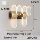 DecorBites™ Acrylic Lustre Chandelier for Living Room, Bedroom, Kitchen - Hanging Ceiling Lamps