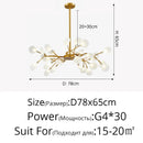 DecorBites™ LED Firefly Chandelier: Modern Nordic Ceiling Lights for Luxury Home Decor