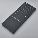 DecorBites™ LED Waterfall Shower Head 54*22CM Square Wall Mount Bathroom Faucet