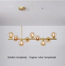 DecorBites™ 9-Light Black LED Pendant Chandelier for Modern Living Spaces