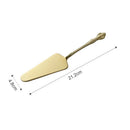 DecorBites™ Gold Cake Shovel Spatula: Wedding Party Baking Pastry Serve Restaurant Silverware