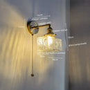 DecorBites™ Glass Copper LED Wall Lamp Modern Corridor Bedside Light