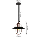 DecorBites™ Iron Pendant Light for Dining Room, Kitchen, and Bedroom