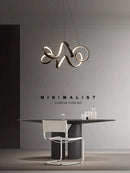 DecorBites™ Creative Twisted LED Chandelier for Living Room Bedroom Lighting