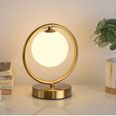 DecorBites™ Glass Ball LED Table Lamp for Stylish Bedroom Decor