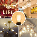 DecorBites™ LED Filament Globe Bulbs G45 E27 6.5W High Lumens Ultra Bright Glass Bulbs