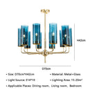 DecorBites™ American Lustre Glass Chandelier LED Pendant Light Fixture