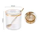 DecorBites™ Acrylic Seasoning Jar Set with Tray - Kitchen Storage Organizer
