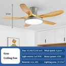 DecorBites™ 52" DC Ceiling Fan Light Remote Control LED Living Bedroom 220V 110V