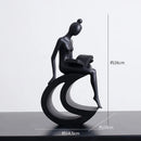 Abstract Figures Sculpture Modern Minimalism Decor Room Crafts DecorBites™ Aesthetics