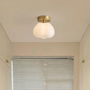 DecorBites™ Cotton Shape LED Ceiling Lamp - Cream. Nordic Style, Hallway Balcony Porch Light.
