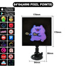 DecorBites™ LED Car Sign Screen with Custom Text Animation - 32x32 Pixel Display