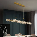 DecorBites™ Gold Crystal Ring Chandelier Pendant Light, Luxury Modern Design for Home Décor