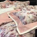 DecorBites™ 100S Egyptian Cotton Print Bedding Set for Queen King Ru Size