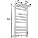 DecorBites™ Electric Towel Radiator Warmer Rack for Smart Bathroom Storage and Heating