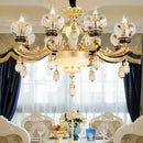 DecorBites™ Luxe Crystal Chandelier for Bedroom, Living Room, and Dining Room