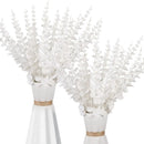 DecorBites™ Golden Eucalyptus Leaves Stem x10 - Artificial Autumn Wedding DIY Decoration