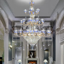 DecorBites™ Crystal Candle Chandelier: Elegant Lighting for Villa, Apartment & Staircase