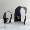 DecorBites™ Golden Sphere Metal Arches Geometric Art Ornaments for Home Decor