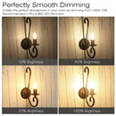 DecorBites™ LED Flame Bulb E12 E14 C35 Retro Candle Filament 4W 6W Dimmable Warm White