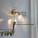 DecorBites™ Clear Glass LED Wall Sconce Modern Rotate Stair Light