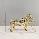 DecorBites™ Golden Openwork Animal Sculpture Set for Home Decoration