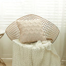 DecorBites™ Geometric Diamond Pattern Plush Cushion Cover for Stylish Home Decor