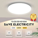 DecorBites™ LED Ceiling Chandelier: Modern 220V Living Room Light Fixture with Ultrathin Design