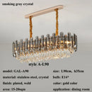DecorBites™ Gold Crystal Chandelier for Living Room Luxury Lighting Fixture