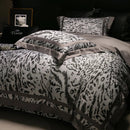 DecorBites™ 1000TC Egyptian Cotton Zebra Print Bedding Set with Duvet Cover, Sheet, Pillowcases