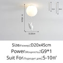 DecorBites™ Kids Cartoon Panda Polar Bear Ceiling Light Chandelier for Boys and Girls' Bedroom