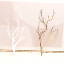 2pc Plastic Artificial Antlers Tree Branches Plant Twigs Witch DIY Headband Accessories Wedding Party Xmas Halloween Decorations