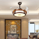 DecorBites™ LED Fan Lights with Remote Control, Modern Eco-Friendly Design, Sustainable Metal Body
