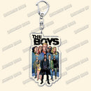 Hot The Boys TV Show Keychains Homelander Billy Butcher Starlight Key Chain Ring for Bag Hero Pendant Keyring Jewelry Fans Gifts