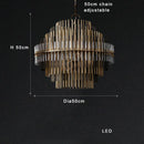 DecorBites™ Brass Pendant Light Fixture Italian Designer Hanglamp for Villa Decoration