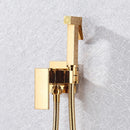 DecorBites™ Bidet Shower Faucet Set: Matte Black Brass Hygienic Spray Tap with Hot/Cold Mixer