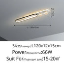DecorBites™ Gold Starry Strip Flush Mount Ceiling Light Luxury Chandelier