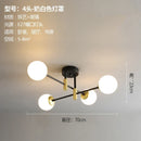 DecorBites™ Glass Ball LED Chandelier Ceiling Light for Living Room and Kitchen