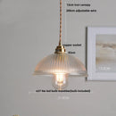 DecorBites™ LED Brass Pendant Lamp Modern Clear Glass Dining Light