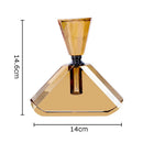DecorBites™ Amber Crystal Perfume Bottle - Creative Aromatherapy Essential Oil Container