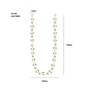 DecorBites™ Crystal Gold Chain Chandelier Ceiling Lamp for Home Décor