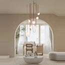 DecorBites™ Glass Ball Pendant Lamp for Loft Living Dining Room, LED Lighting