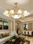 DecorBites™ Crystal Ceiling Chandelier for Modern Luxury Living Room & Hotel Lobby