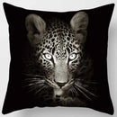 DecorBites™ Animals World Tiger Lion Pillow Case for Cute Home Decor in Sofa Living Room