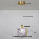 DecorBites™ Crystal Glass LED Pendant Lamp: Modern Nordic Style Hanging Light Fixture for Home Decor