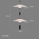 DecorBites™ Circular Pendant Light: Modern Minimalist Hanging Lamp for Living Room, Dining, Bar