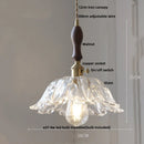 DecorBites™ Clear Glass Knob Switch LED Pendant Light Fixture: Modern Nordic Hanging Chandelier