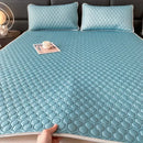 DecorBites™ 4mm Latex Filled Bed Mat & Pillowcase Set - Cooling Ice Silk Sleep Mats