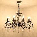 DecorBites™ Crystal Candle Chandelier for Bedroom and Living Room Lighting