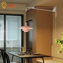 DecorBites™ Cream Wind Rotating Wall Lamp Swing Arm for Interior Lighting